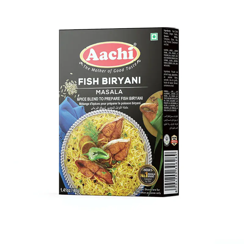 Aachi Fish Briyani 12 x 40 g